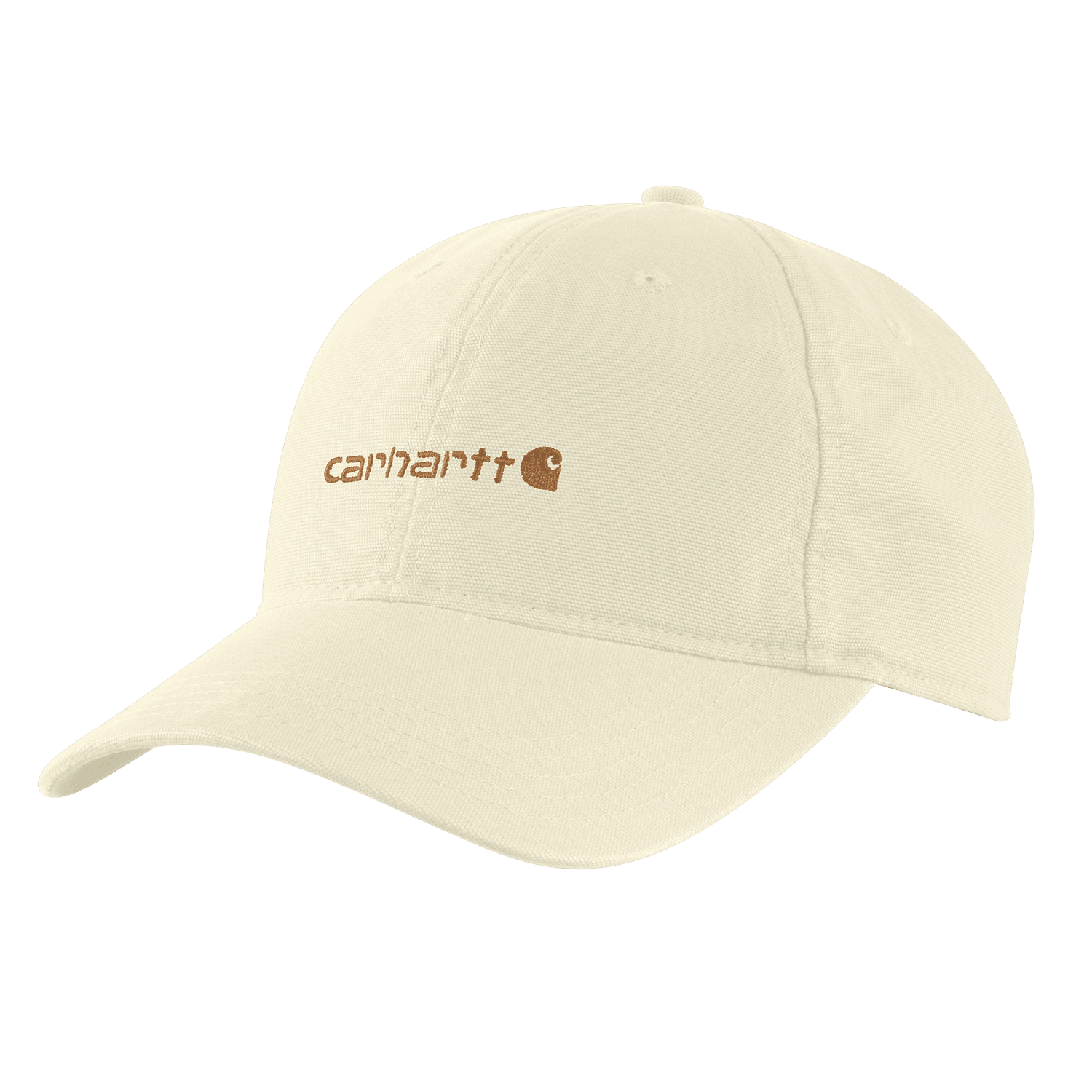 Carhartt Canvas Embroidered Graphic Keps Dam Undyed Ecru