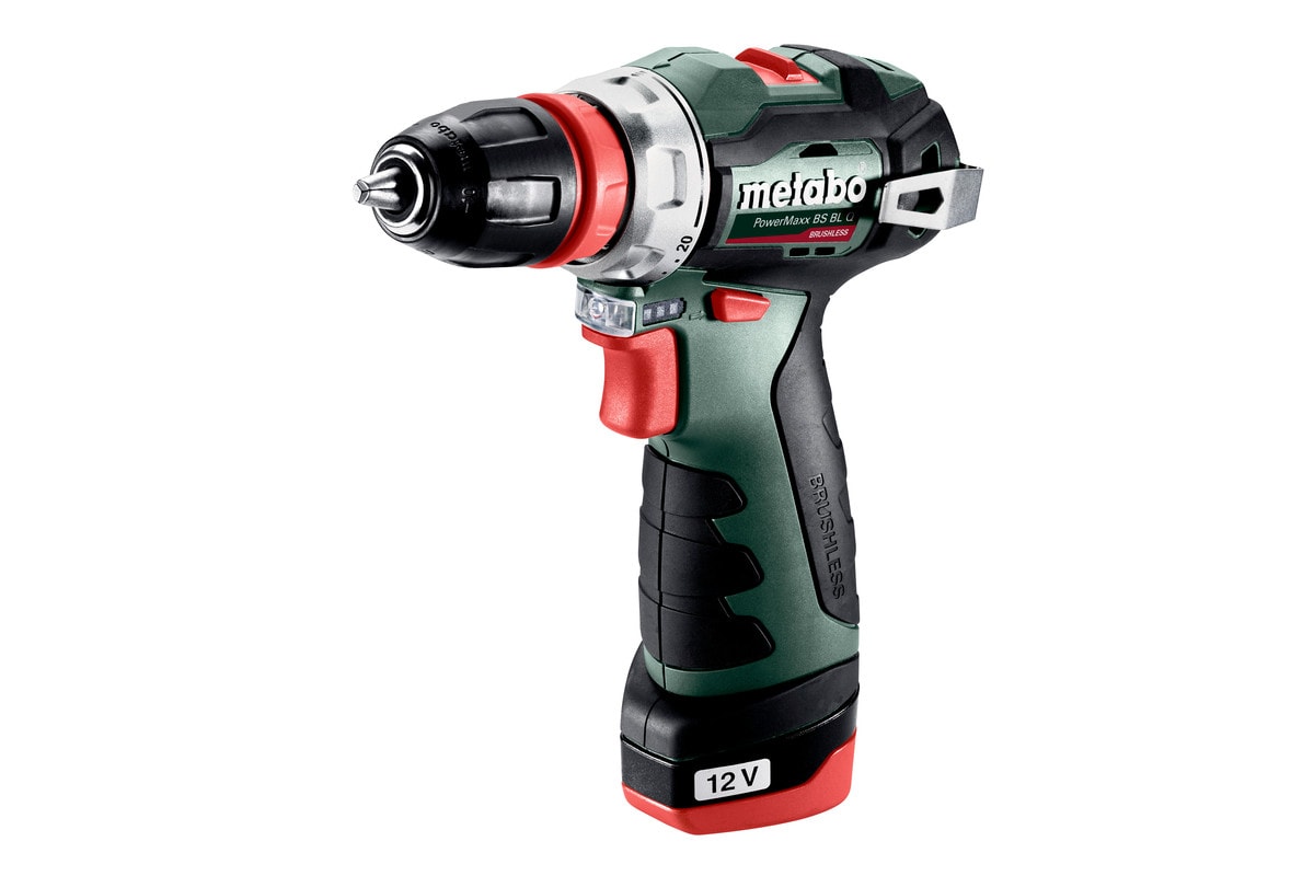 Metabo Skruvdragare PowerMaxx BS BL Q med 2x2Ah batterier & laddare