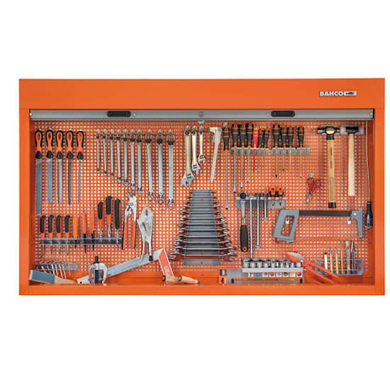 Bahco Cabinet W/Shutter 1800 W/Tools 1495CS18TS1