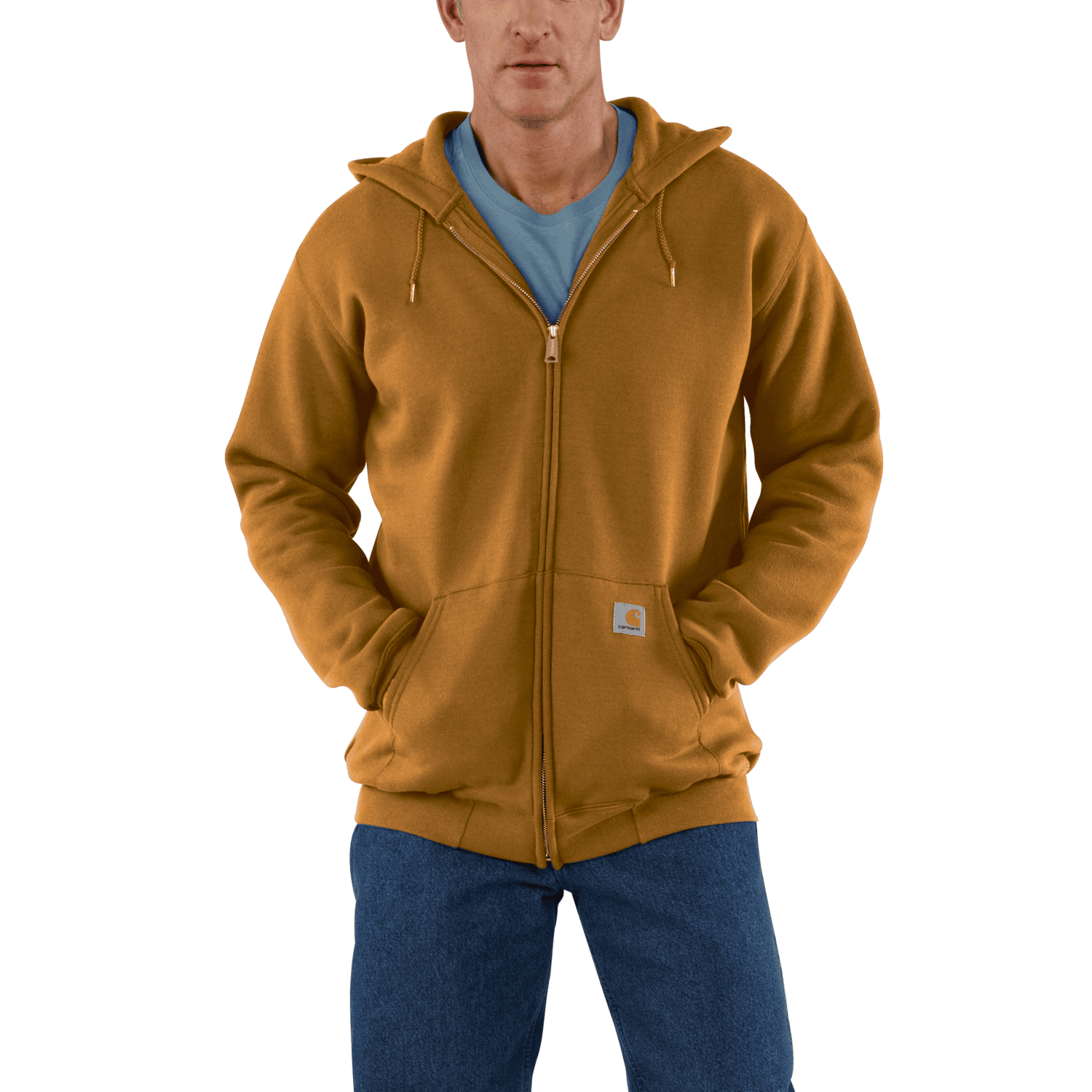 Carhartt Marquette Full-Zip Tröja Herr Carhartt Brown