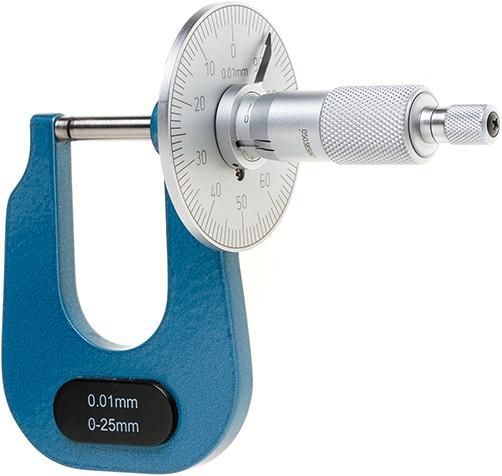 Format Ulkomikrometri ohutlevymittaukseen kellotaululla