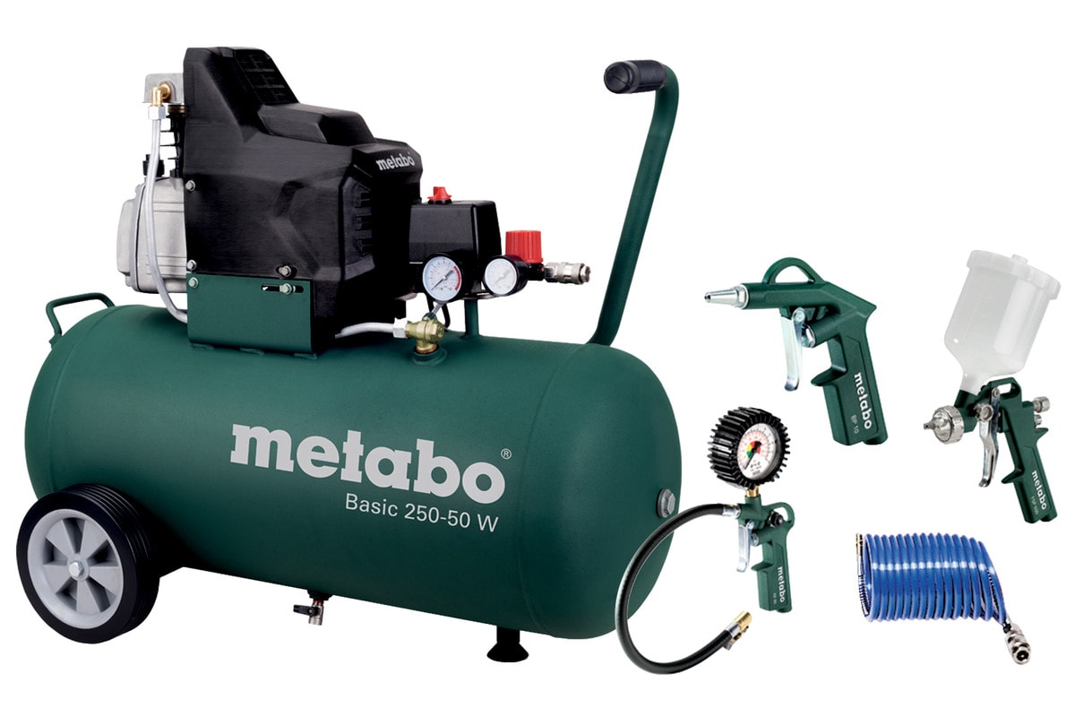 Metabo Kompressor Basic 250-50 W Set