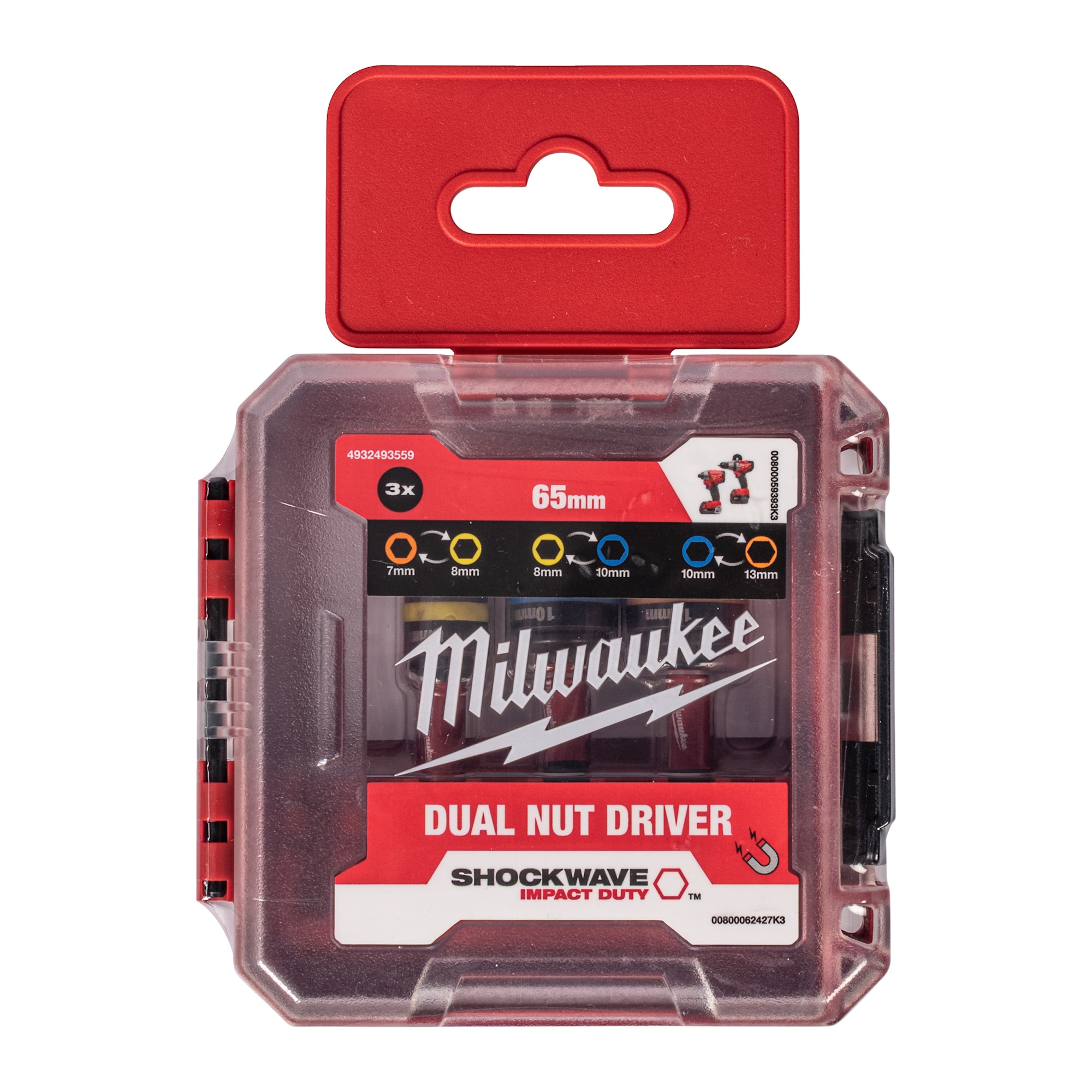 Milwaukee Bitshylsa MAG Duo Sats 3 delar