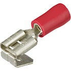 Knipex Flatstifthylse rød delvis isolert, 6,3x0,8mm, 0,5-1,0mm², 100-pakning, 9799090
