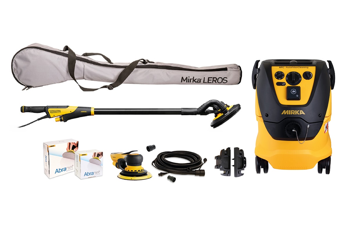 Mirka Maalarinpaketti XL - LEROS, DEROS & 1230 M AFC + Letku & Abranet