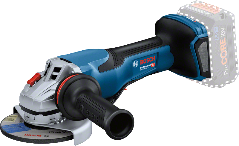 Bosch GWS 18V-15 P vinkelsliper uten batteri og lader