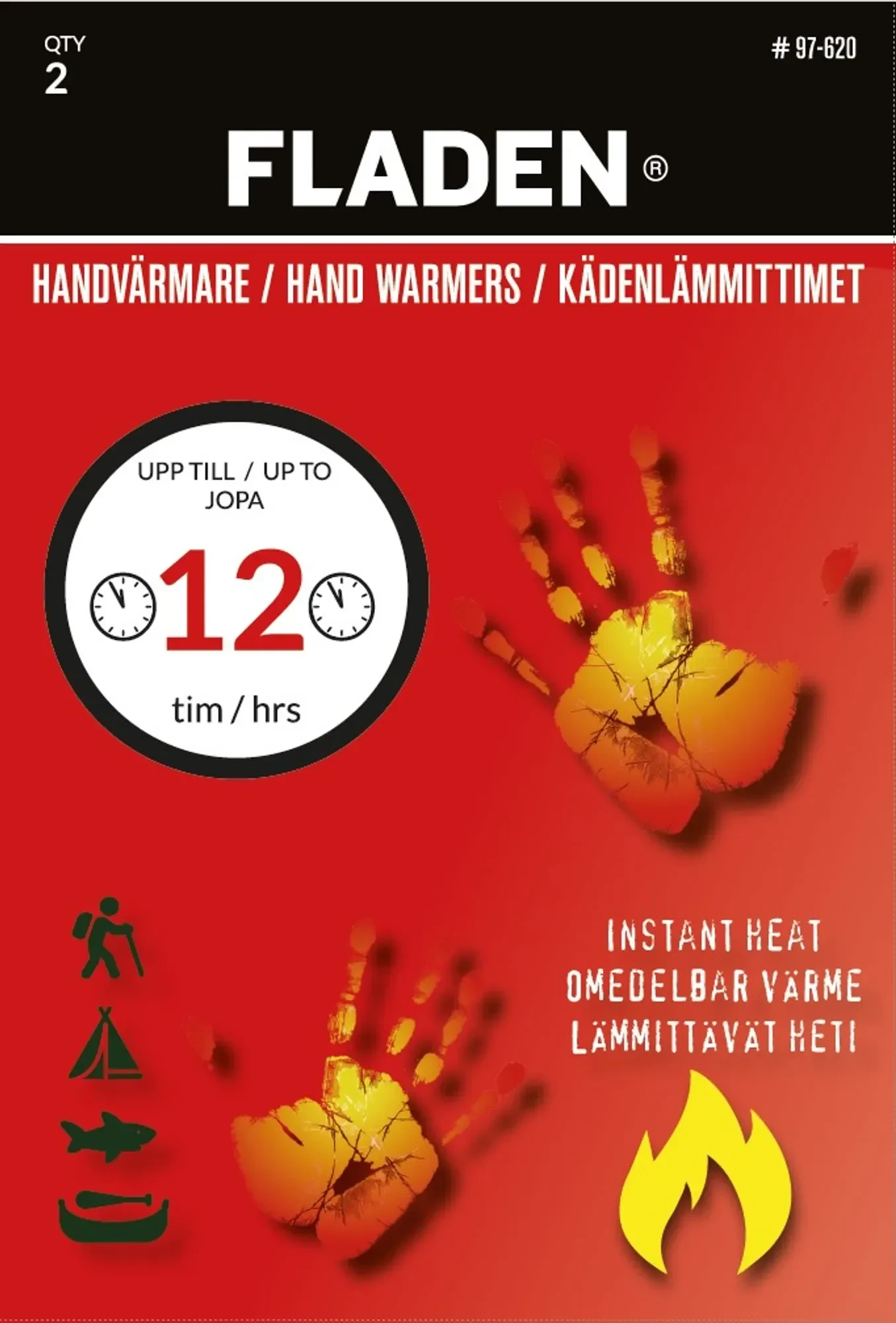 Fladen Handvärmare 1-par