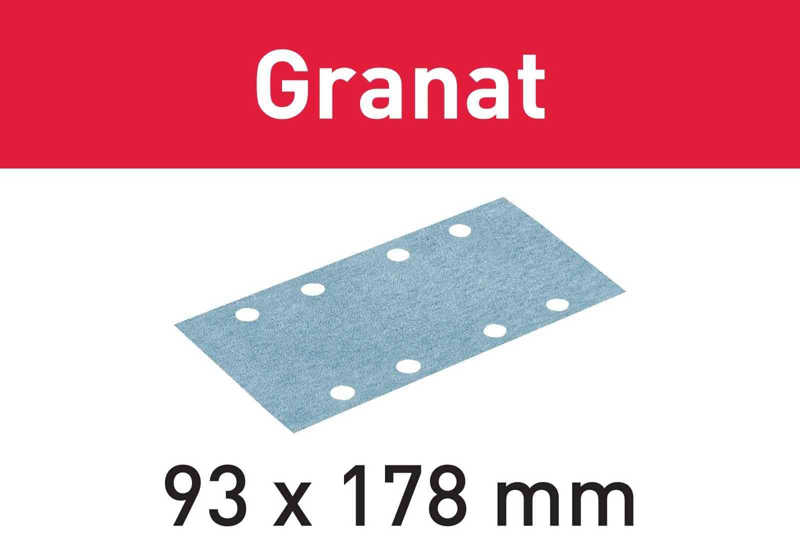 Festool Slippapper Granat 93x178mm StickFix P