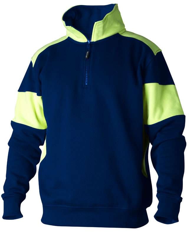 Top Swede Sweatshirt 222 Marin/Gul 2XL