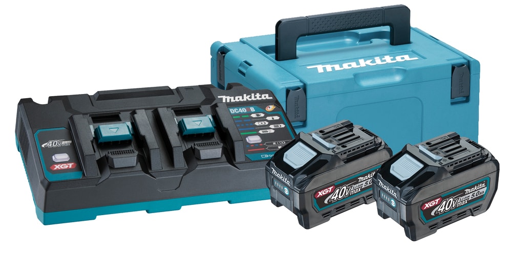Makita Powerpack XGT 2XBL4050F DC40RB MAKPAC