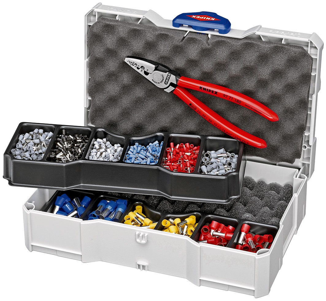Knipex Ändhylssats 979006 med verktyg 1191 delar