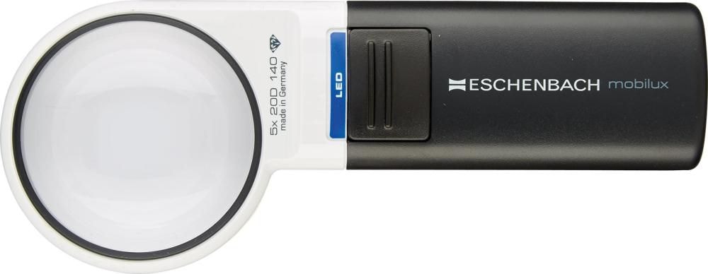 Eschenbach Förstoringsglas Mobilux, LED 5x, 58mm -
