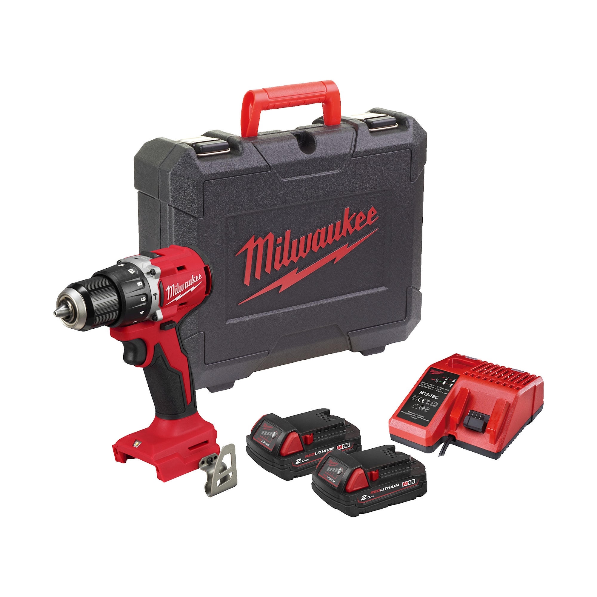 Milwaukee M18 BLPDRC-202C Slagborrmaskin
