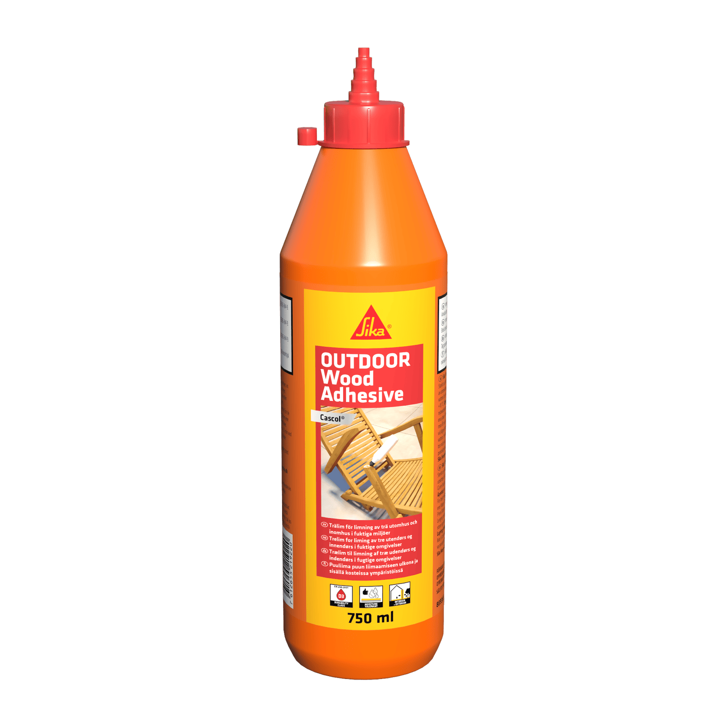 Sika Trälim Outdoor Wood Adhesive 750 ml