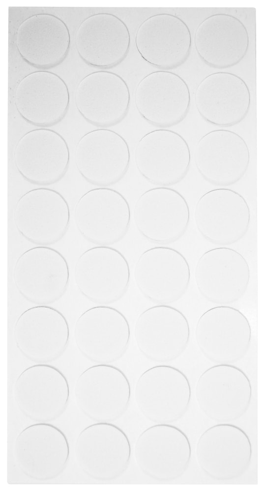 Home It® självhäftande möbeltassar Ø 12 x 1 mm 32 st. vit