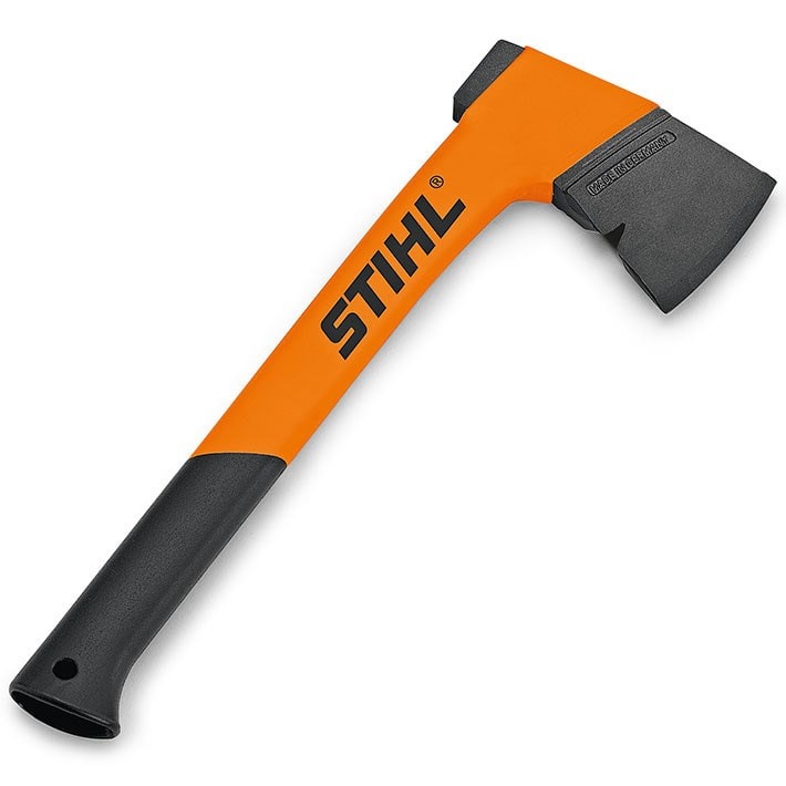 Stihl High-Tech, Kortskaftet øks AX 6 P, plast Brytejern, tømmersaks, løftekrok, kile og øks
