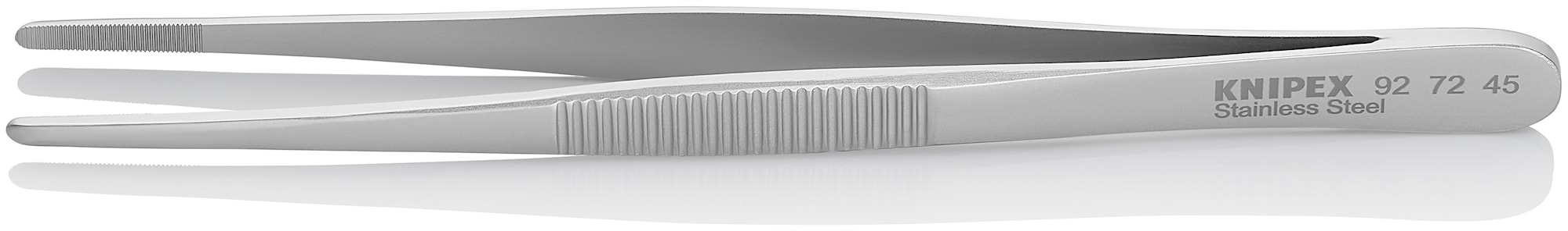 Knipex Precisionspincett 927245 145mm, rund spetsig, rostfri