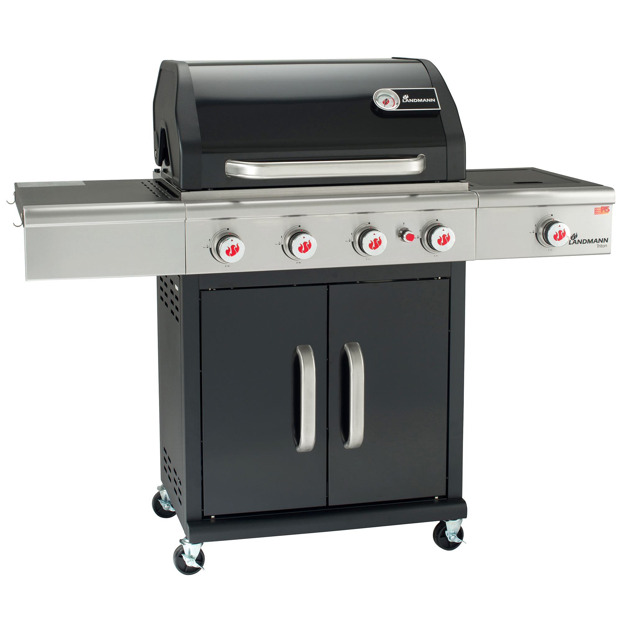 Landmann gassgrill Triton cooK PTS 4.1 svart -