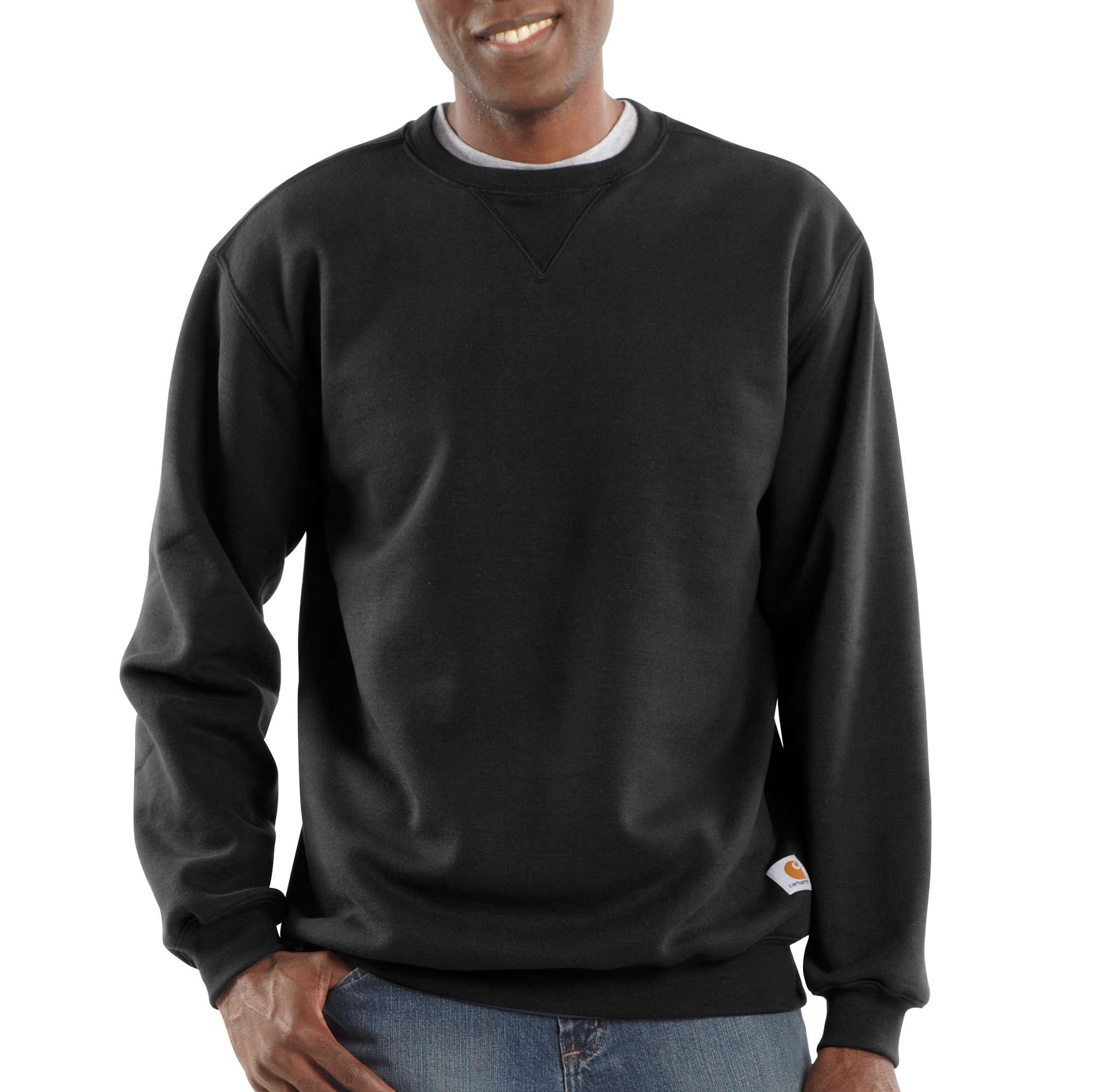 Carhartt Midweight Crewneck Sweatshirt Herr Black