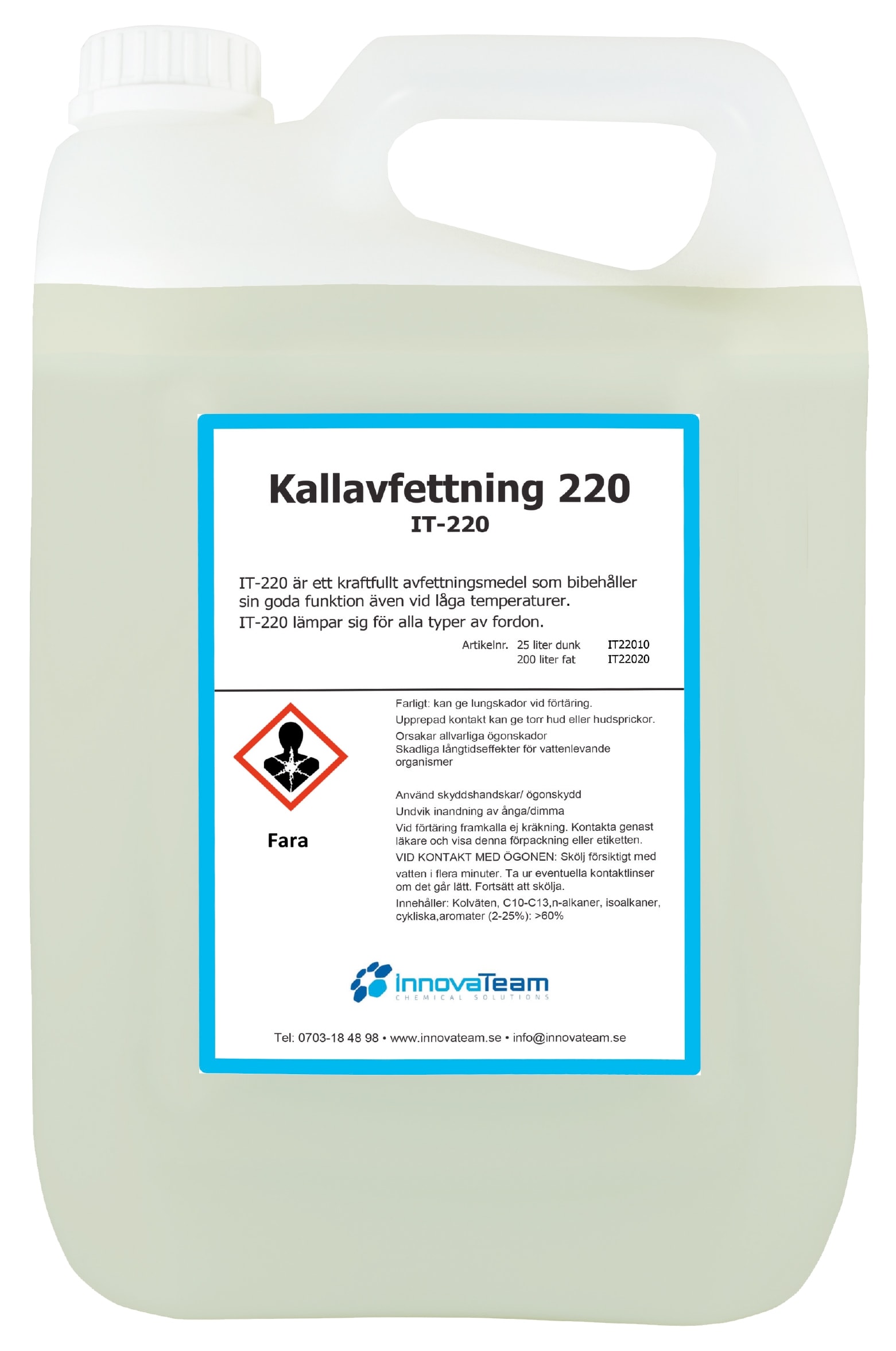 Innovateam Kallavfettning 220 5L