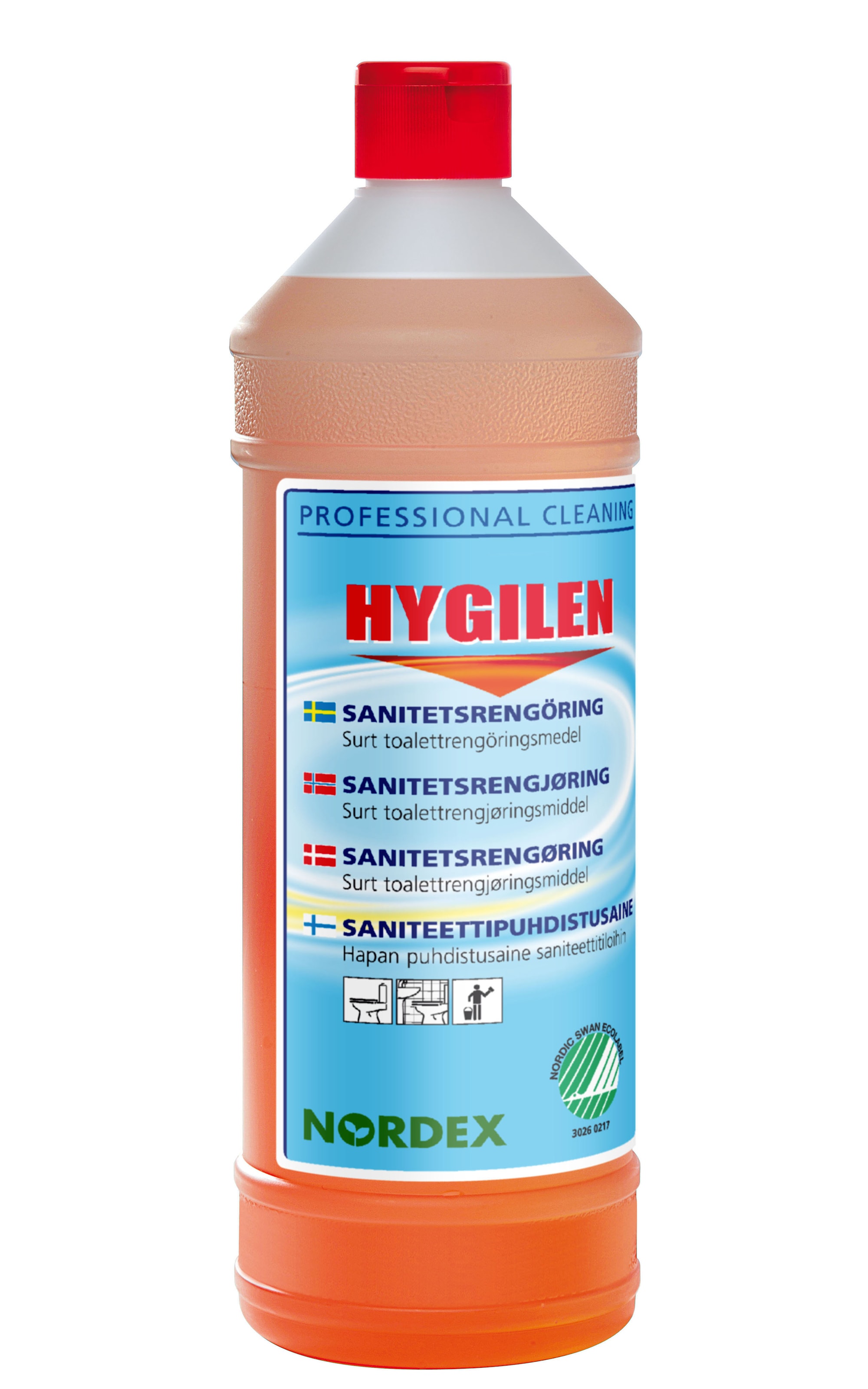 Sanitetsrent Nordex Hygilen 1L 62533321