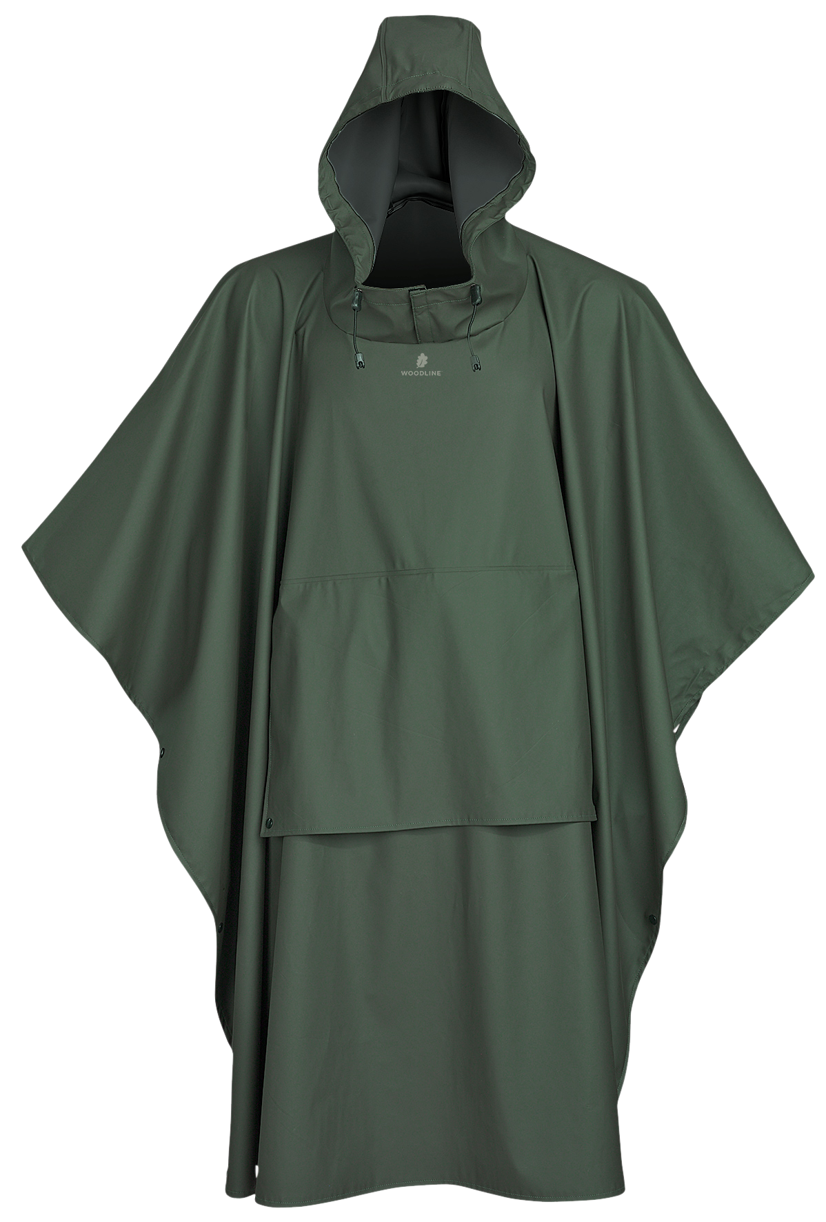 Genzo Grønn Regnponcho M/L -