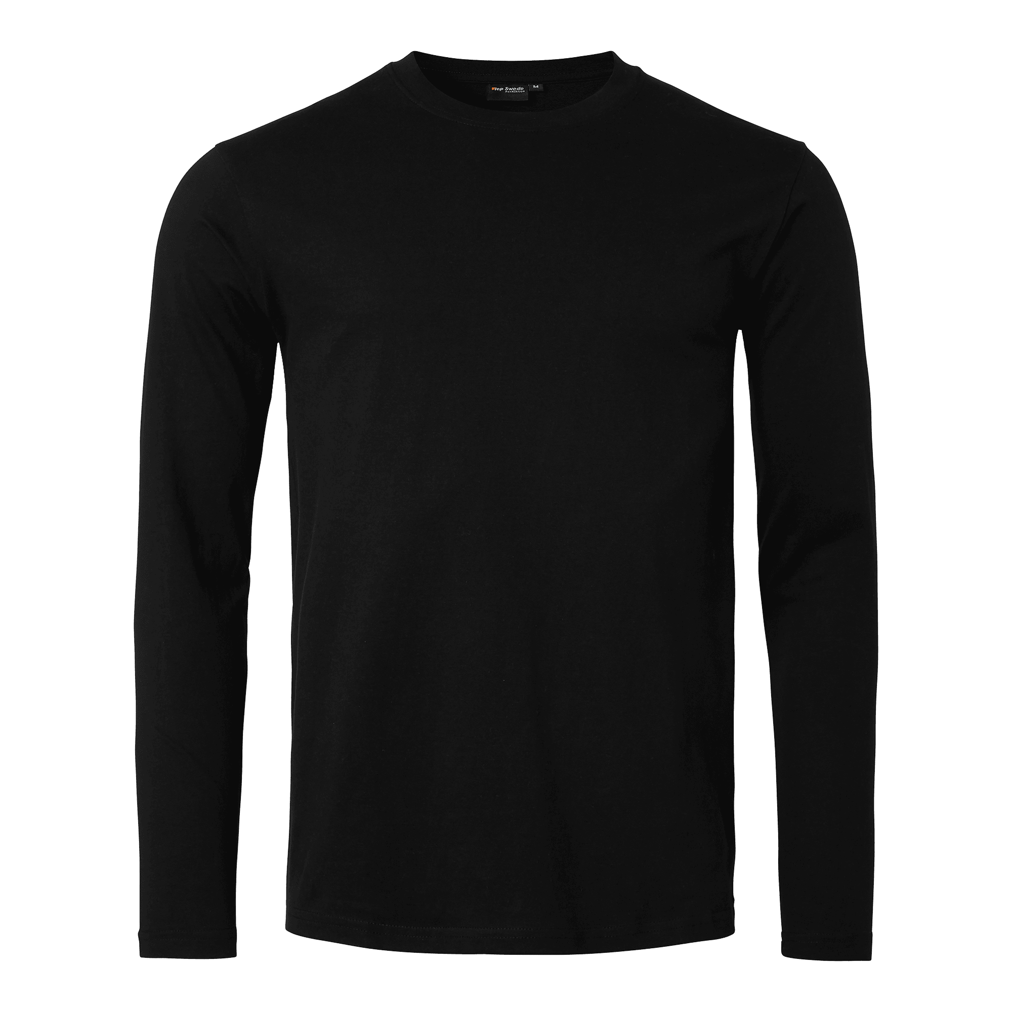 Top Swede T-skjorte lang arm 138 Svart 4XL