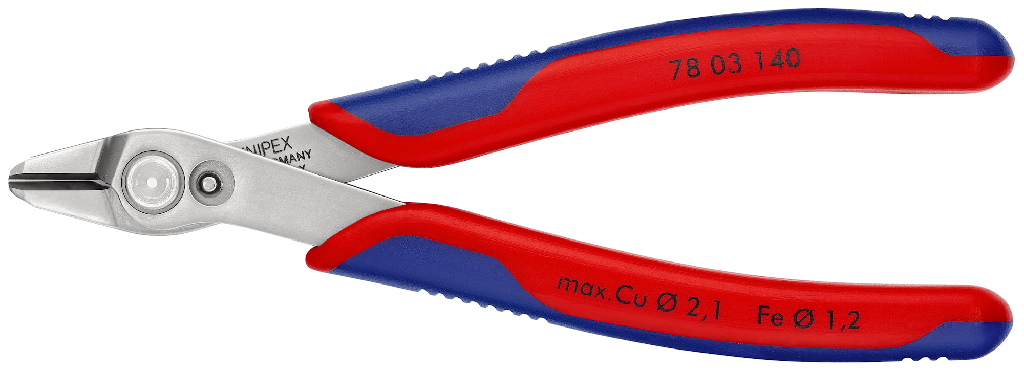 Knipex Elektronikavbitare 7803140 Super-Knips 140mm, utan fasett