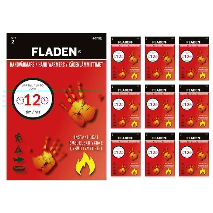 Fladen handvärmare 10-par