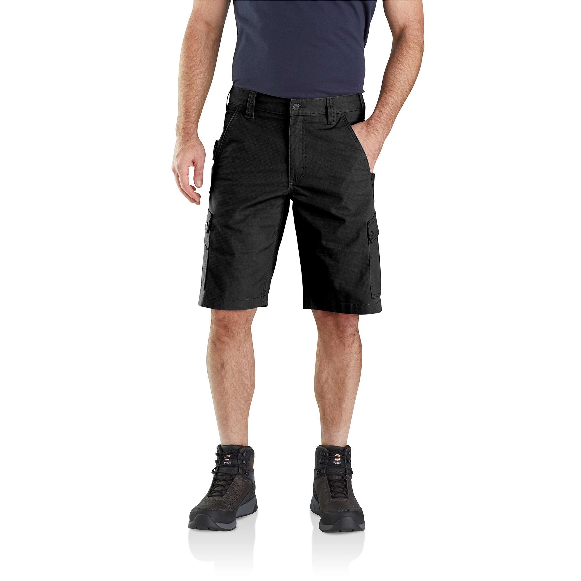 Carhartt Ripstop Cargo Shorts Herr Black W36
