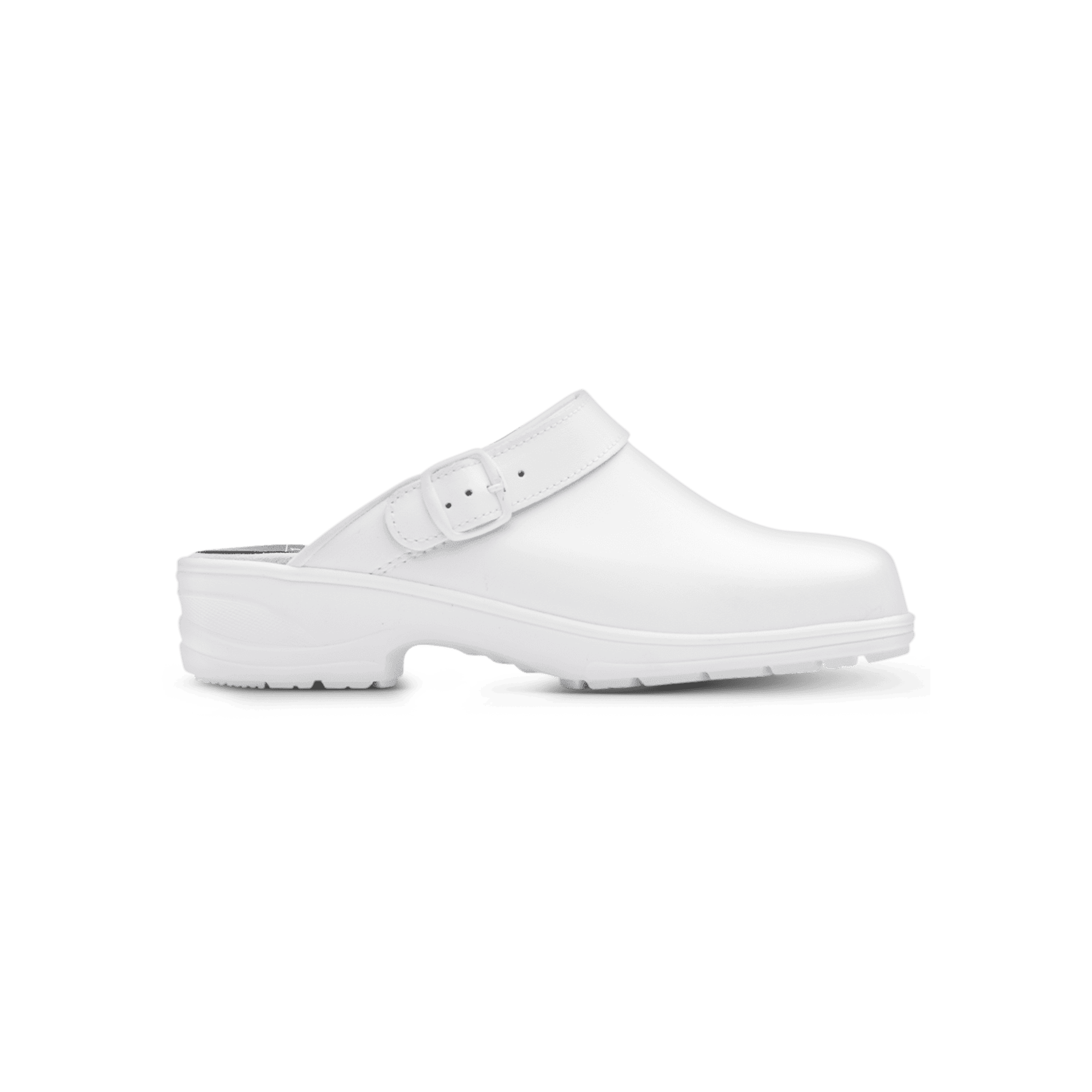 Monitor Birka Backstrap Work Clogs OB SRC White 47