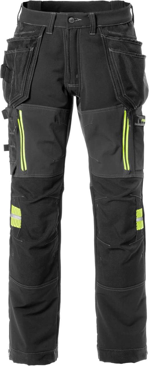 Fristads Hantverkarbyxa stretch 2566 STP Svart D112