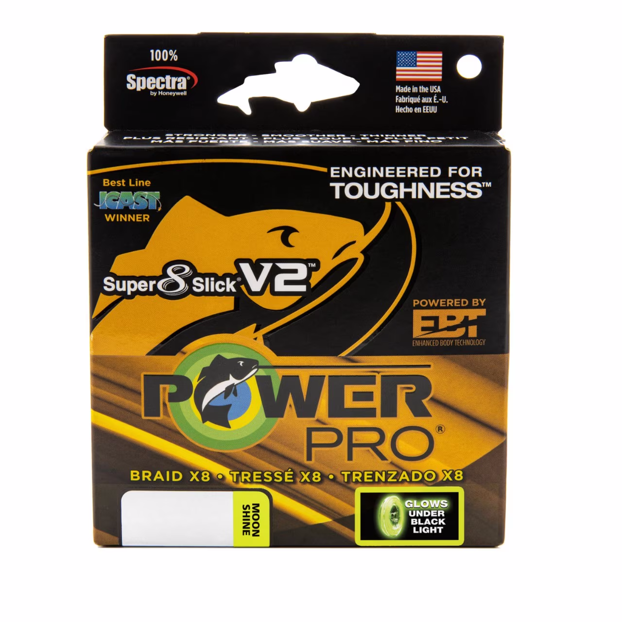 PowerPro Flätlina Super 8 Slick V2 135m Moonshine