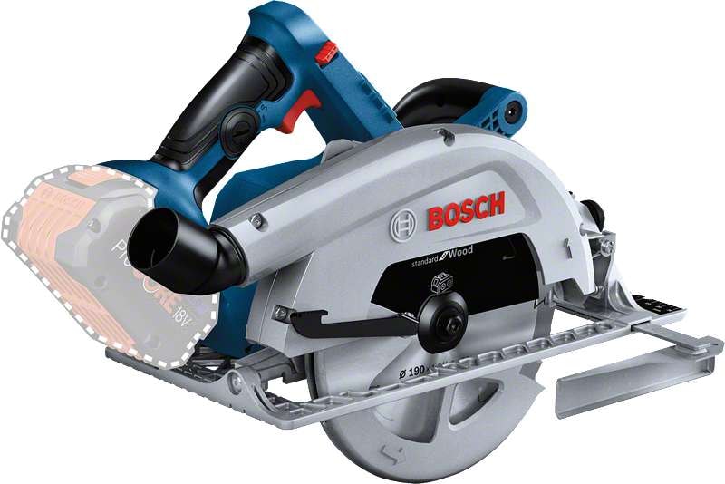 Bosch Cirkelsåg GKS 18V-68 C utan batteri & laddare