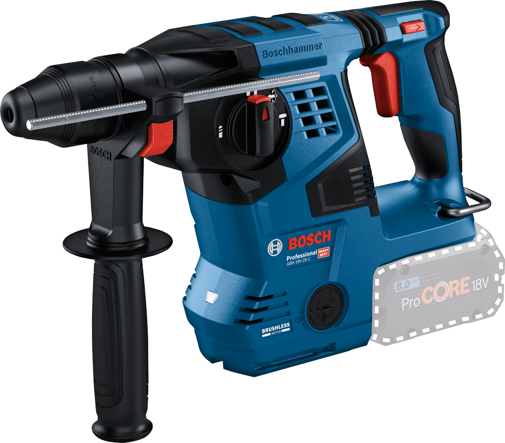 Bosch Borrhammare GBH 18V-28 C utan batteri och laddare