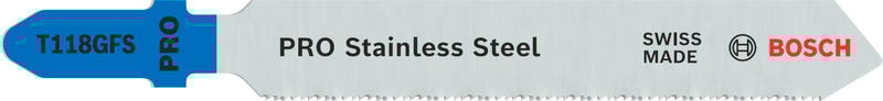Bosch Sticksågblad T118Gfs 5-pack För Inox