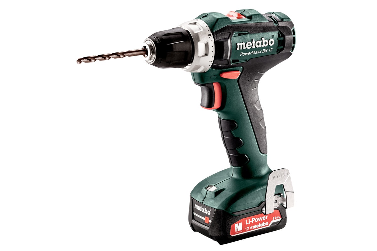 Metabo Skruvdragare PowerMaxx BS 12 med 1x2Ah batteri & laddare