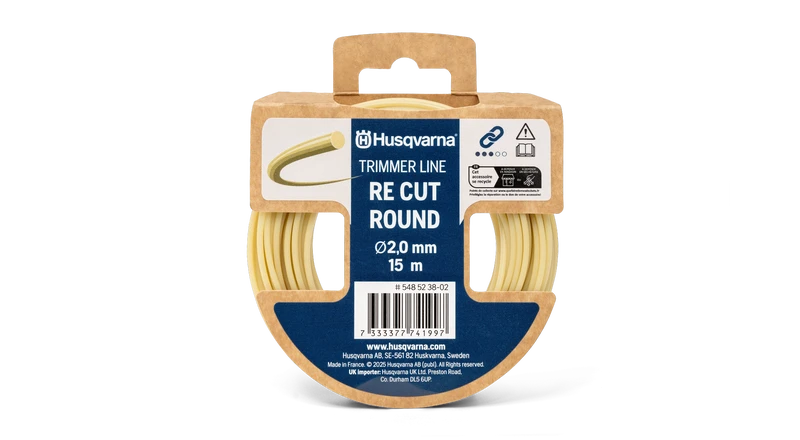 Husqvarna Re Cut Ø2,0 mm 15 m trimmersnøre