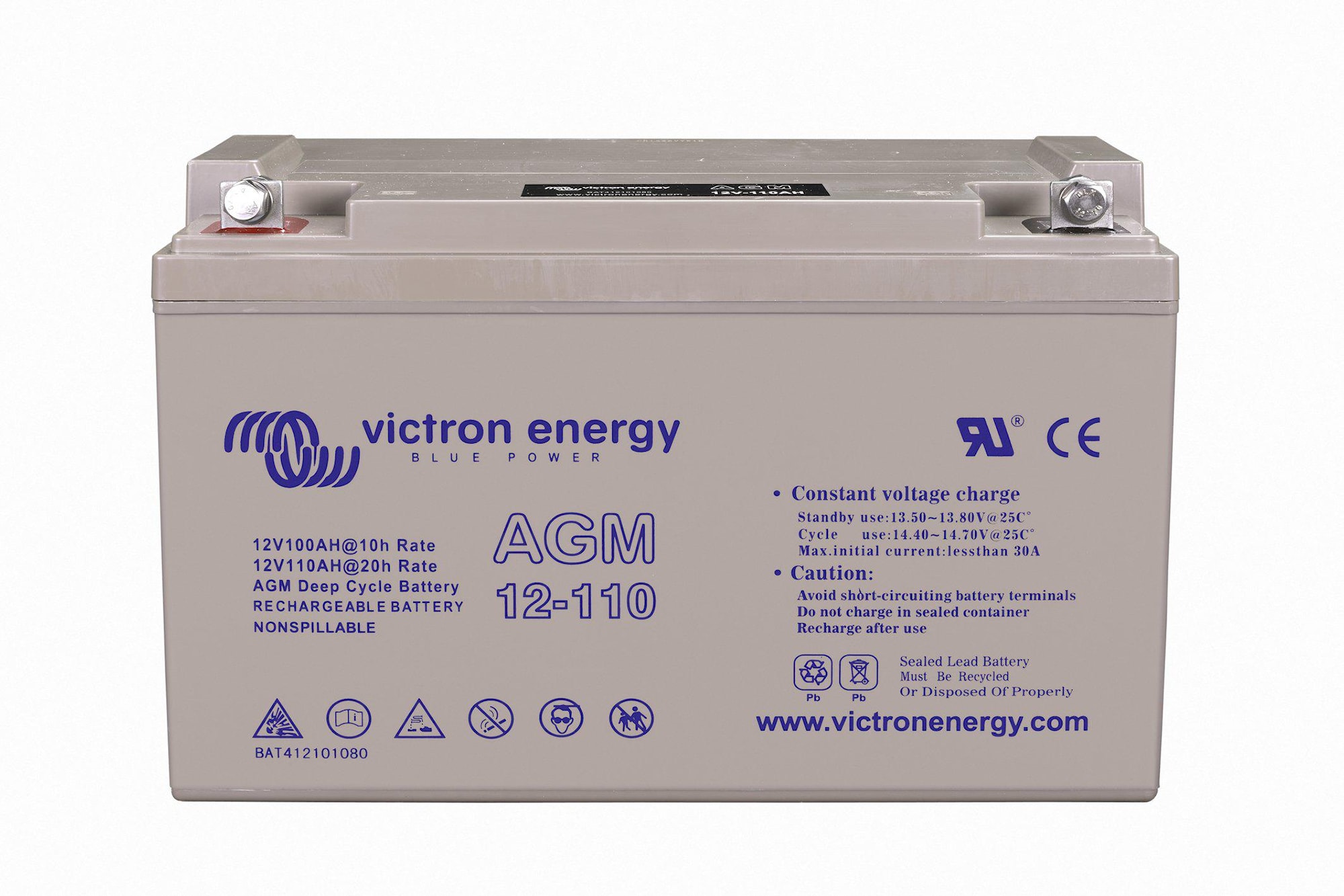 AGM Deep Cycle Batteri 12V/110Ah