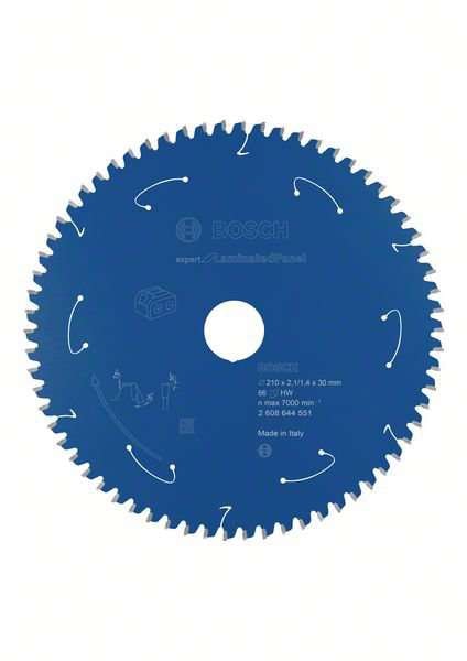 Bosch Expert for Laminated Panel-sirkelsagblader for batteridrevne sager 210x2,1/1,4x30 T66