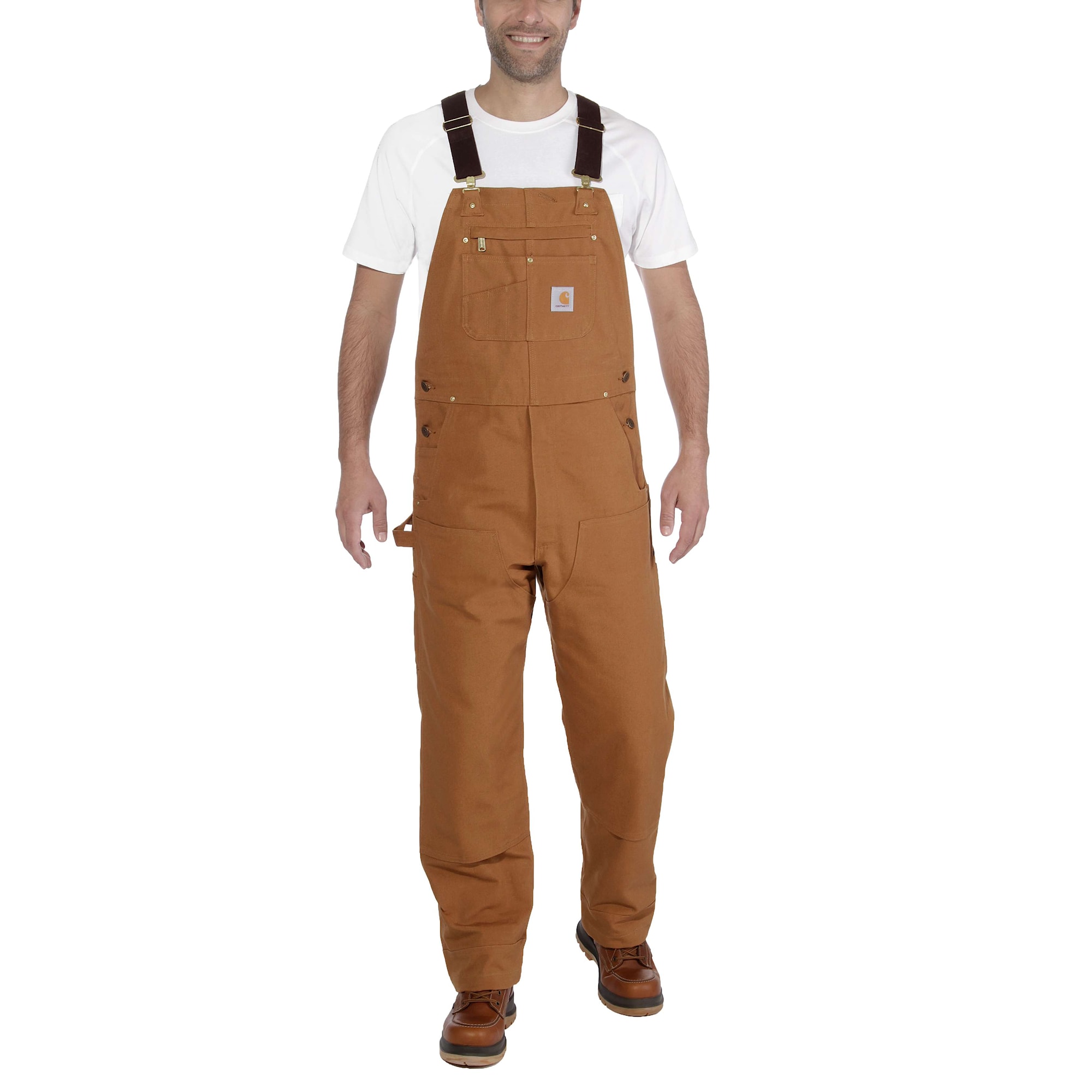 Carhartt Bib Hängselbyxor Herr Carhartt® Brown W44/L34