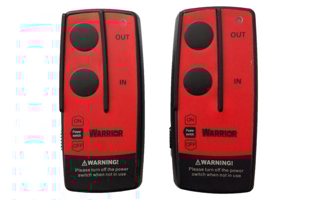 Warrior Winches Trådlös fjärrkontroll Universal, 12/24V -