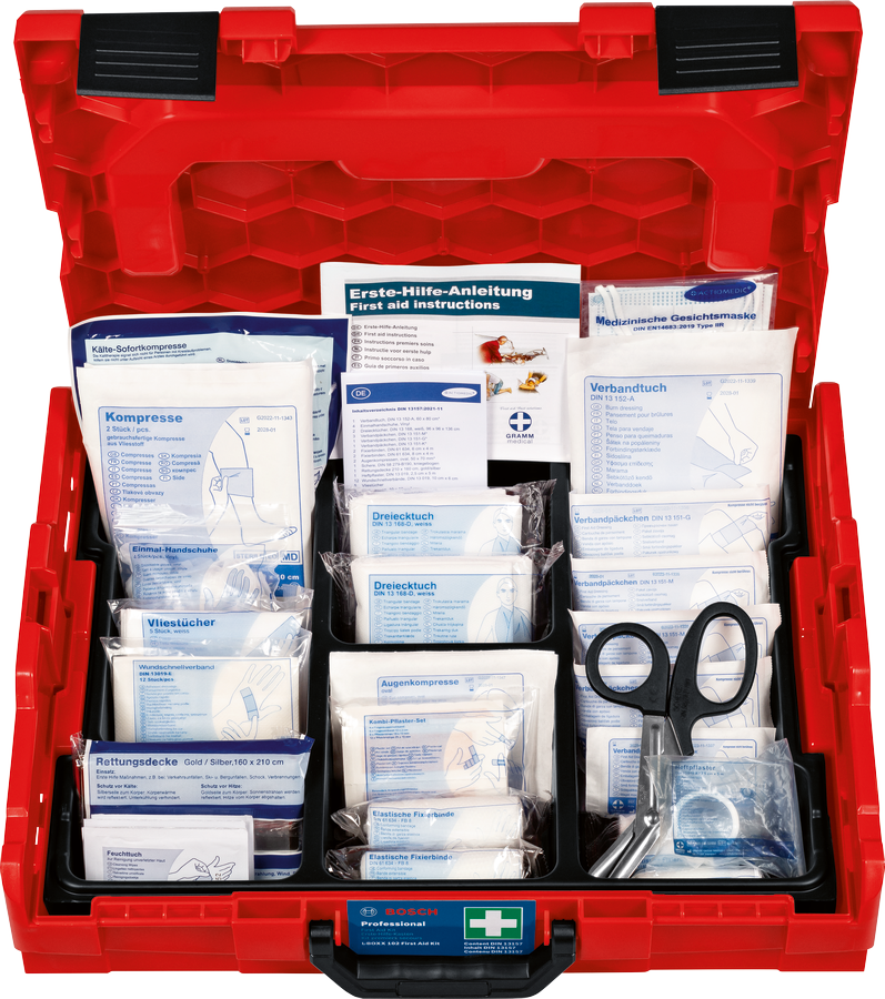 Bosch Första Hjälpen Kit i L-Boxx 102 -