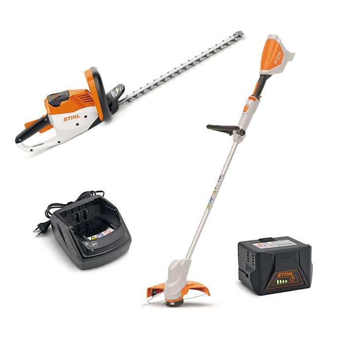 Stihl batteridrevet trimmer / hekkesaks