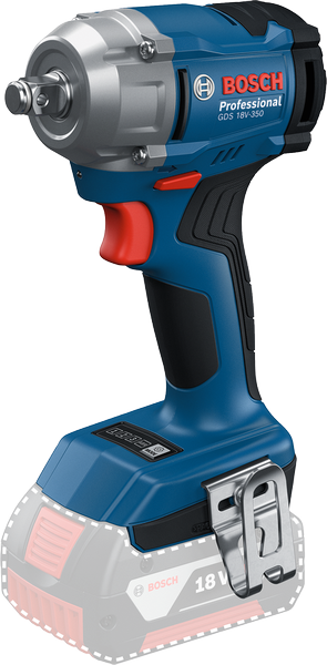 Bosch Mutterdragare GDS 18V-350 utan batteri och laddare i L-BOXX