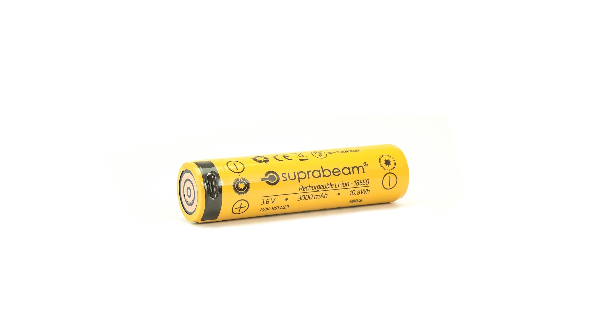 Suprabeam Batteri 18650 Med Usb 3000 Mah