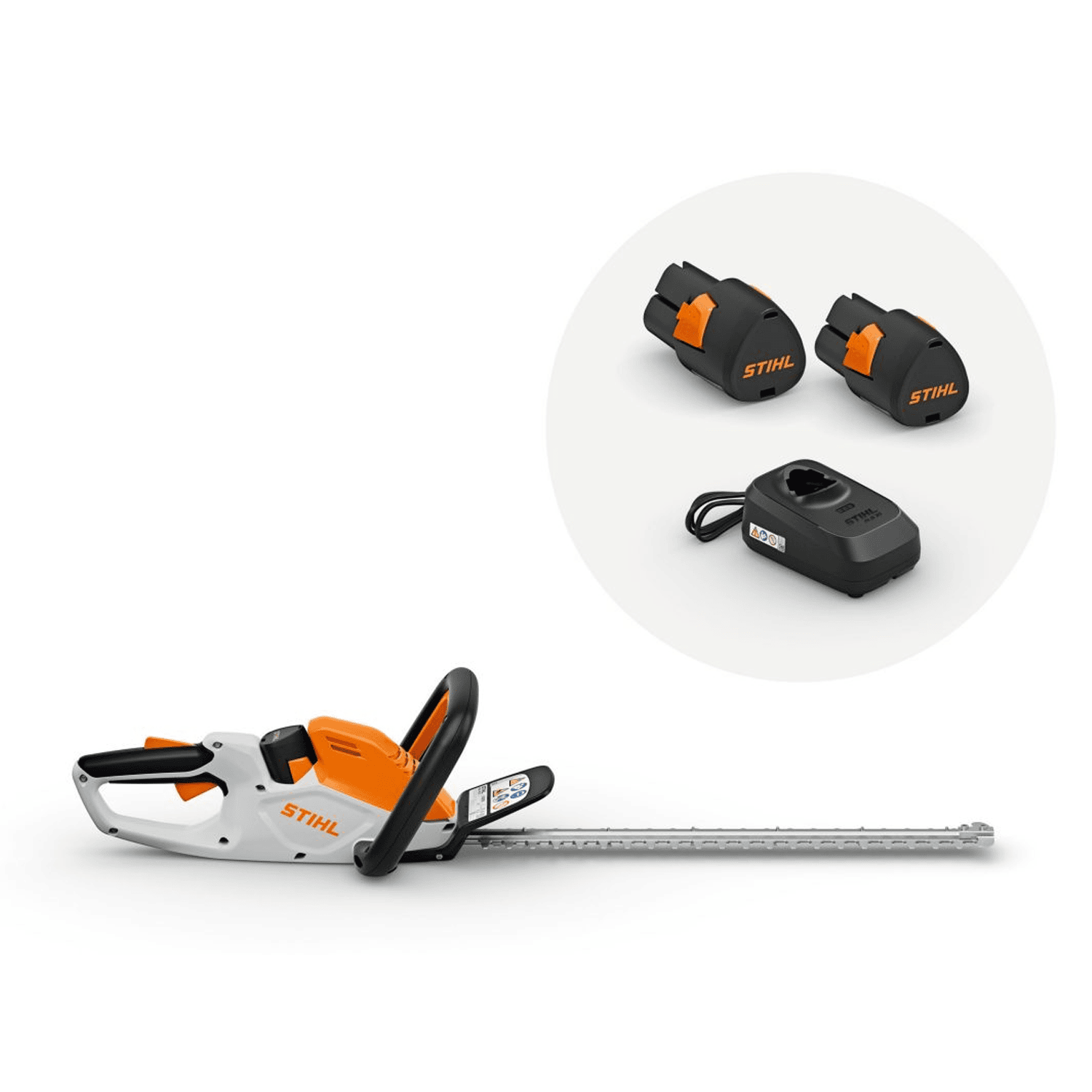Stihl HSA 40 akkukäyttöinen pensasleikkuri, mukana akku ja laturi