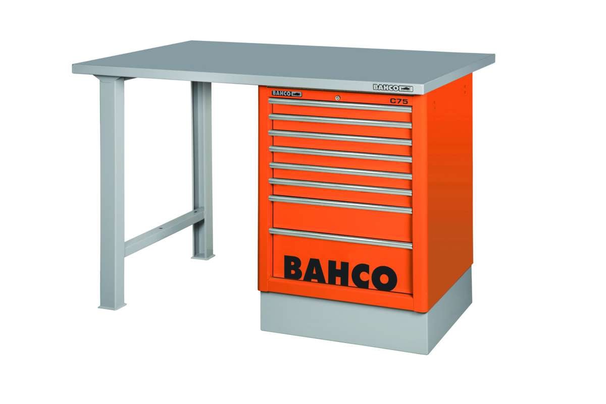 Bahco Arbetsbänk 1495K6CBKWB15TS 6 lådor 1500 mm svart stål