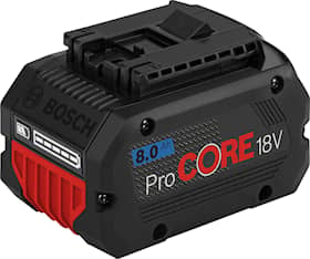 Bosch Batteripakke ProCORE18V 8.0Ah Professional i pappeske med 1 stk. 8,0 Ah ProCORE18V li-ion-batteri