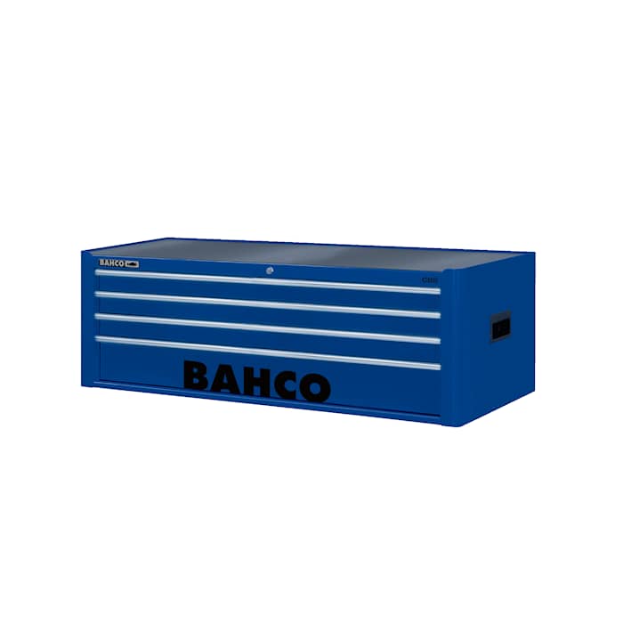 Bahco Classic överskåp med 4 lådor 40" C85 Blå